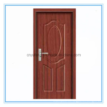 Elegante puerta de madera económica de PVC de alta gama